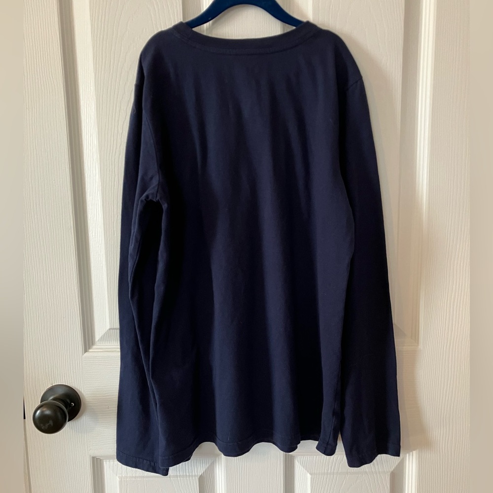 Long Sleeve Navy Blue T-Shirt with Glow in the Dark "Star Gazer" Sz 16 - Picture 5 of 5